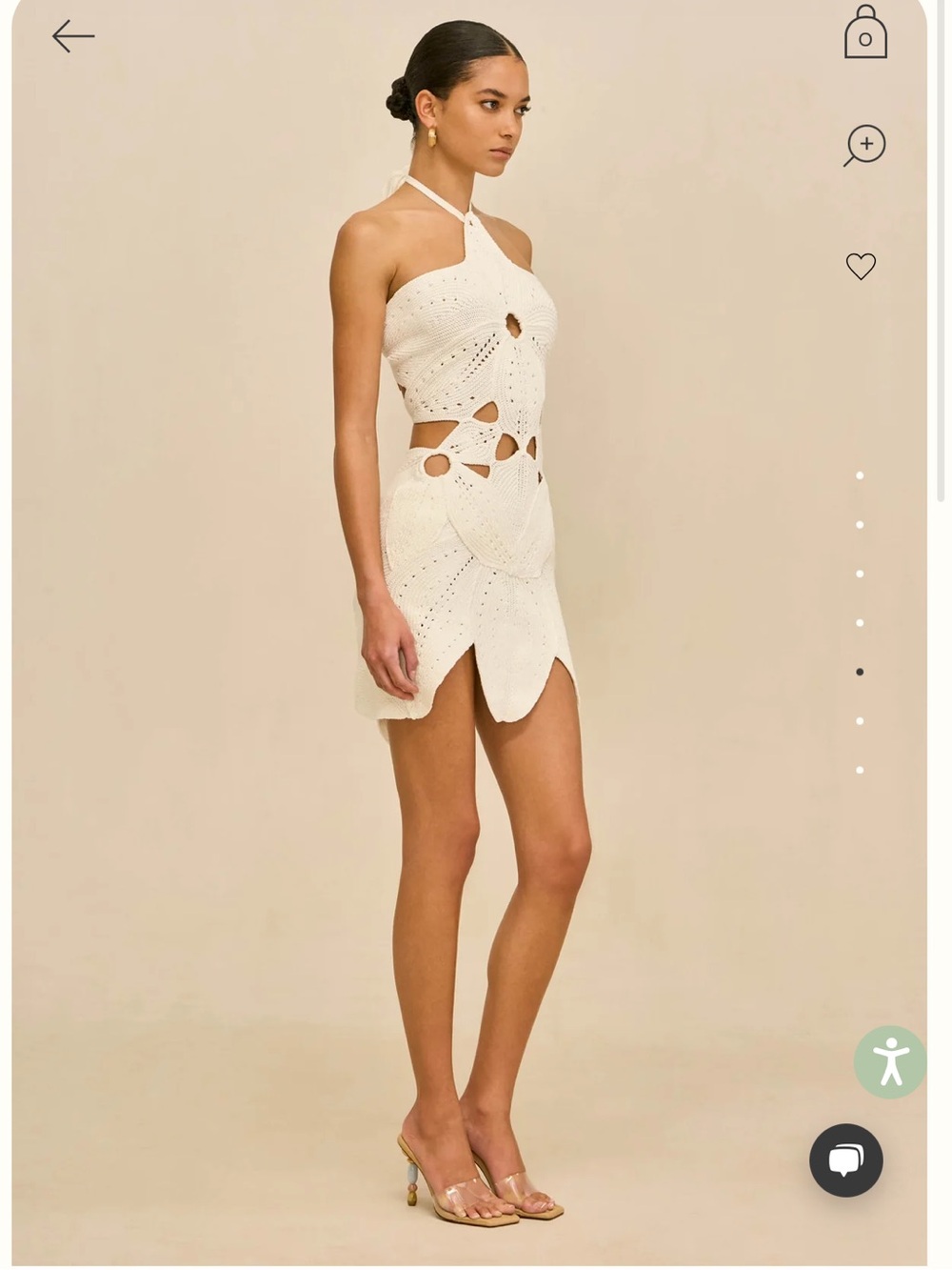 NWT! Cult Gaia Floreana Knit Dress Size M - Picture 6 of 13